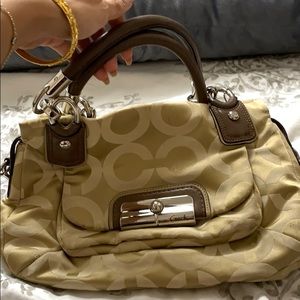 Tan Coach Bag